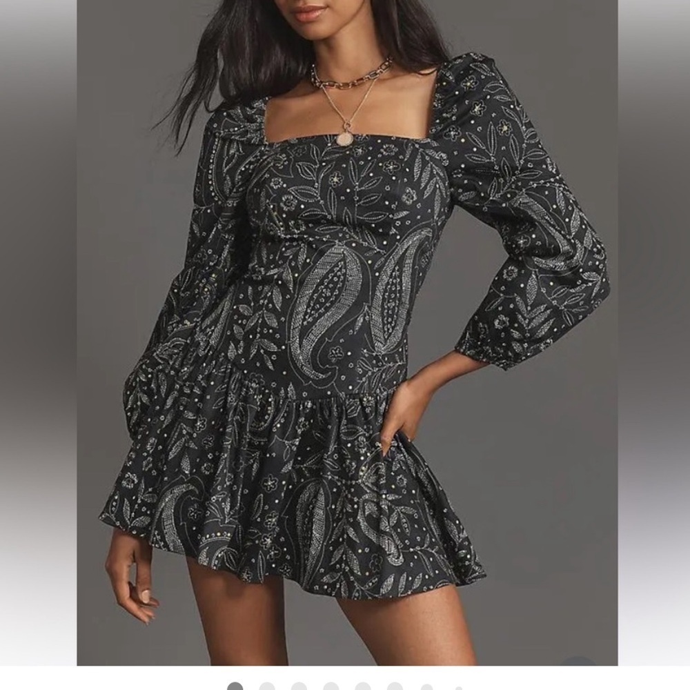 Anthropologie MAEVE drop waist dress